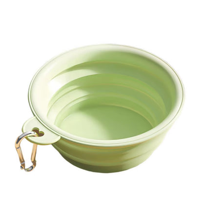 350Ml Collapsible Dog Bowl Outdoor Travel Pet Drinking Bowl for Dogs Cats Folding Silicone Bowl Puppy Food Container