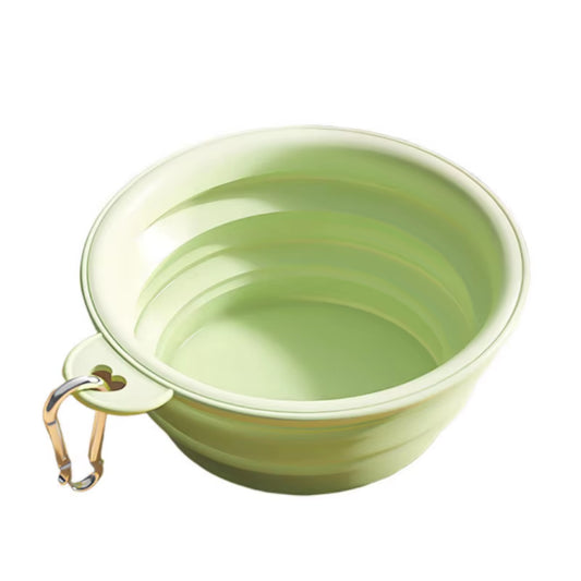 350Ml Collapsible Dog Bowl Outdoor Travel Pet Drinking Bowl for Dogs Cats Folding Silicone Bowl Puppy Food Container