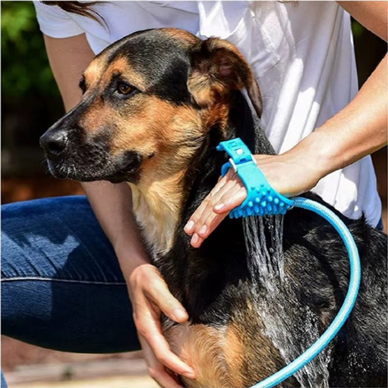 High-Pressure Sprayer Dog Shower Gun Adjustable Pet Wash Cleaning Bath Water Foam Soap Sprayer Dog Clean Massager Shower Tool