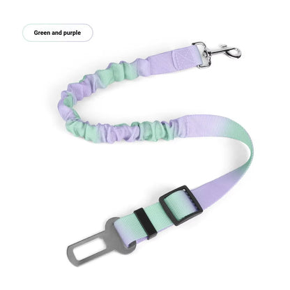 Dog Car Seat Belt Safety Protector Travel Pets Accessoriesv Leash Collar Breakaway Solid Harness Pet Belts