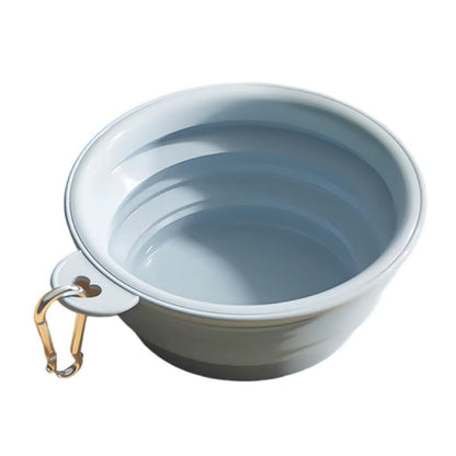 350Ml Collapsible Dog Bowl Outdoor Travel Pet Drinking Bowl for Dogs Cats Folding Silicone Bowl Puppy Food Container